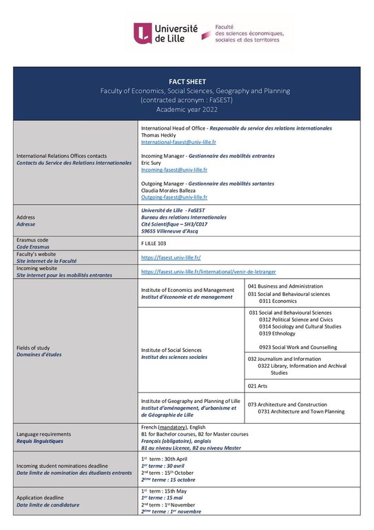 Universite de Lille_2022_23_Fact Sheet