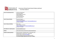 University of Bristol Study Abroad (Subject Pathway)- Fact Sheet 2024-25-1.pdf