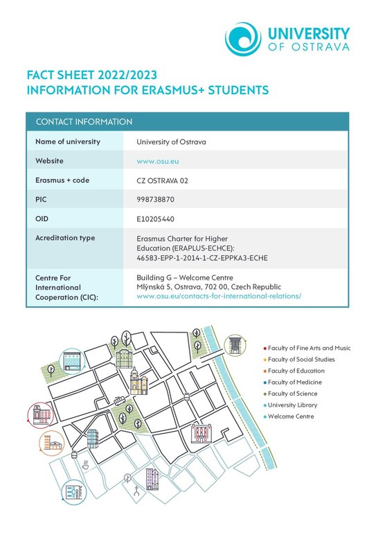 University of Ostrava_2022_23_Fact Sheet