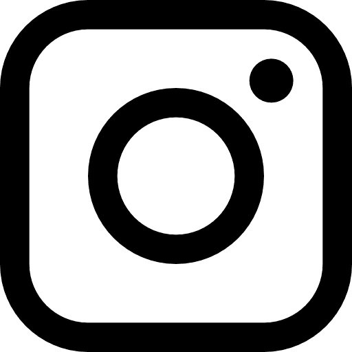 Logo Instagram in black and white