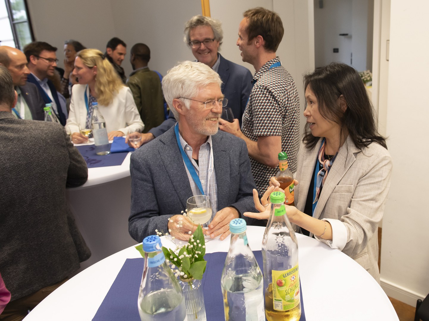 Prof. Dr. Shen Xiaomeng and Prof. Dr. Detlef Müller-Mahn at the reception